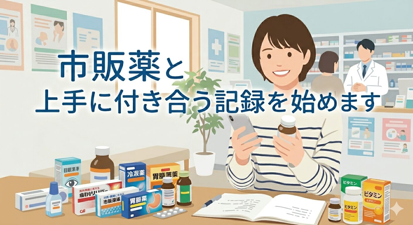 市販薬と上手に付き合う記録を始めます